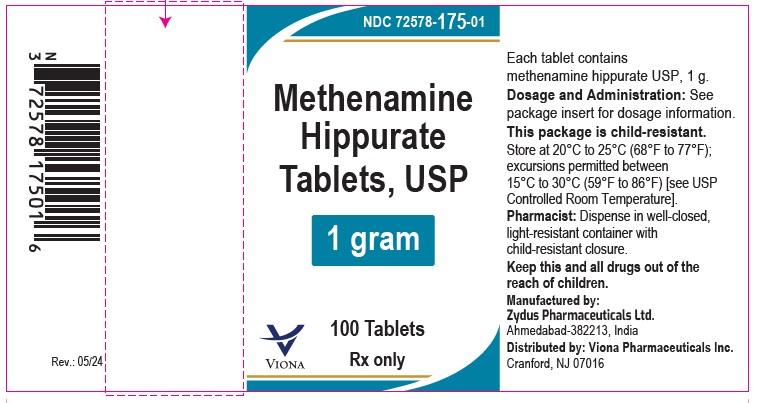 Pill image for Methenamine Hippurate Tablets, Usp