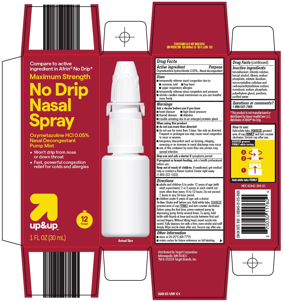 Pill image for Target Corporation No Drip Nasal Spray Drug Facts