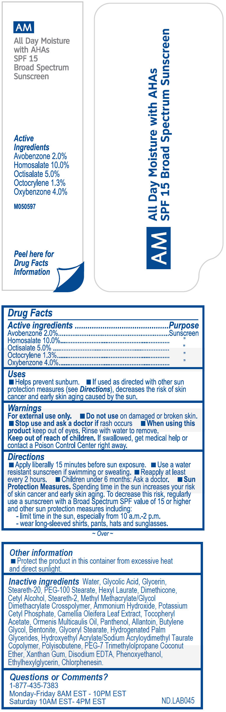 Pill image for Jane Seymour Natural Advantage Am Spf 15 All Day Moisture With Ahas