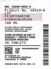 Pill image for Fexofenadine Hydrochloride Tablets Usp, 180 Mg