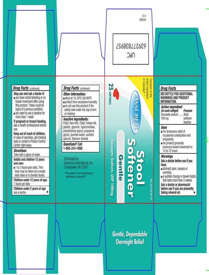 Pill image for Docusate Sodium, Usp 100mg