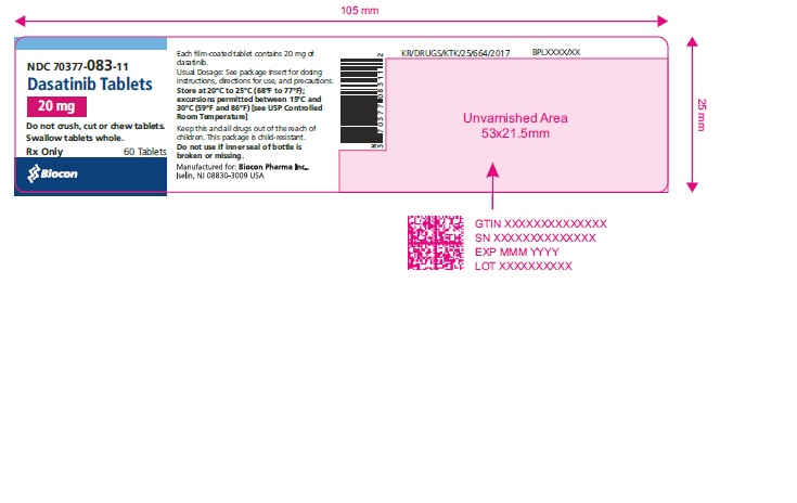Pill image for These Highlights Do Not Include All The Information Needed To Use Dasatinib Tablets