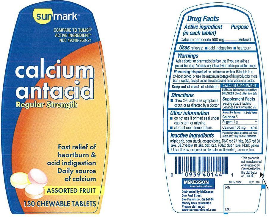 Pill image for Calcium Antacid Regular Strength