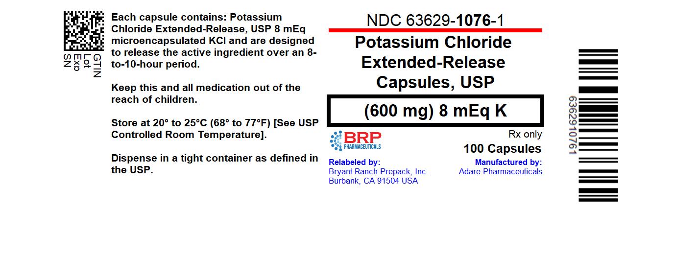 Pill image for These Highlights Do Not Include All The Information Needed To Use Potassium Chloride Extended-release Capsules Safely And Effectively. See Full Prescribing Information For Potassium Chloride Extended-release Capsules.