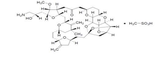 Pill image for These Highlights Do Not Include All The Information Needed To Use Eribulin Mesylate Injection Safely And Effectively. See Full Prescribing Information For Eribulin Mesylate Injection.     