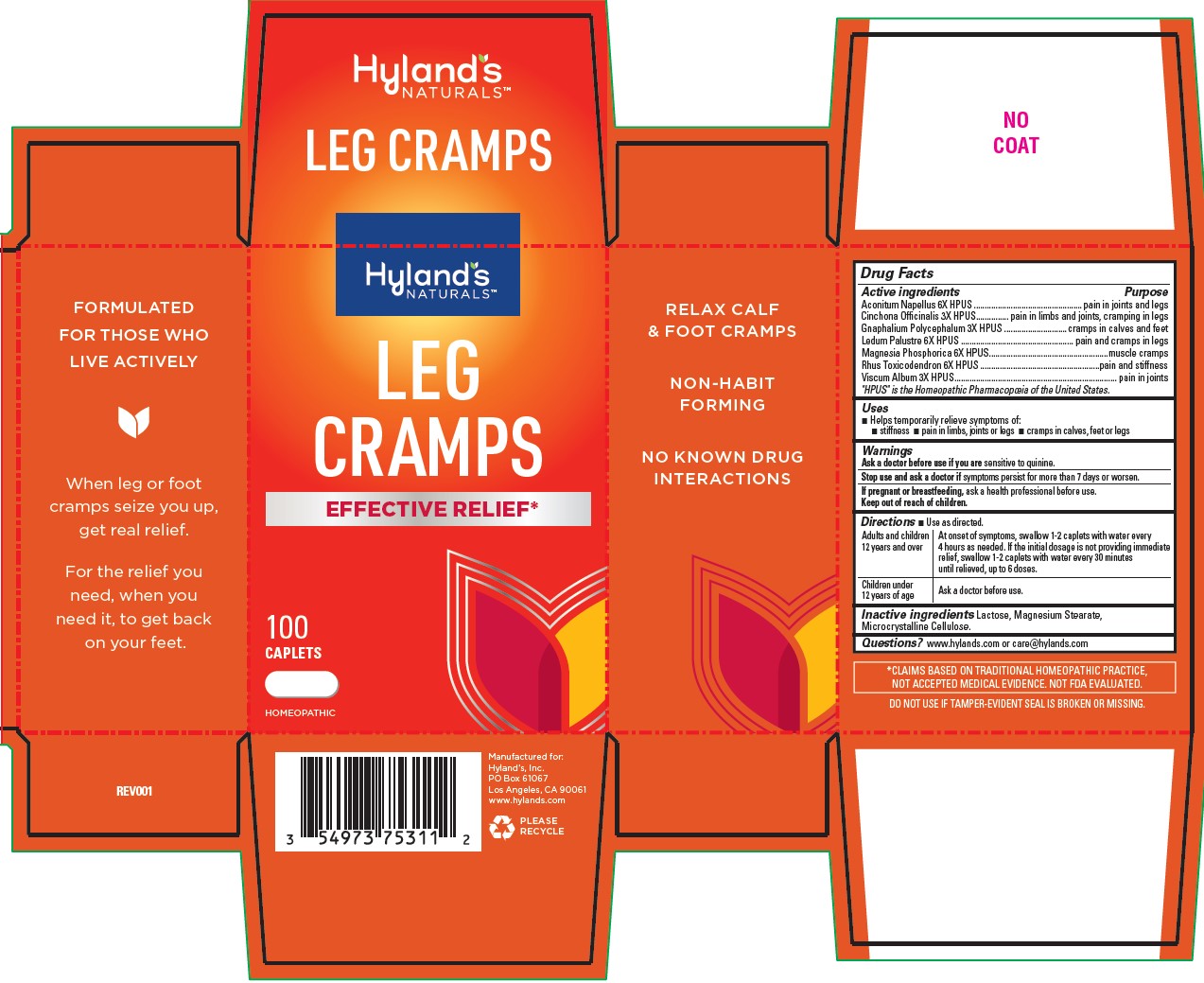 Pill image for Leg Cramps Caplets