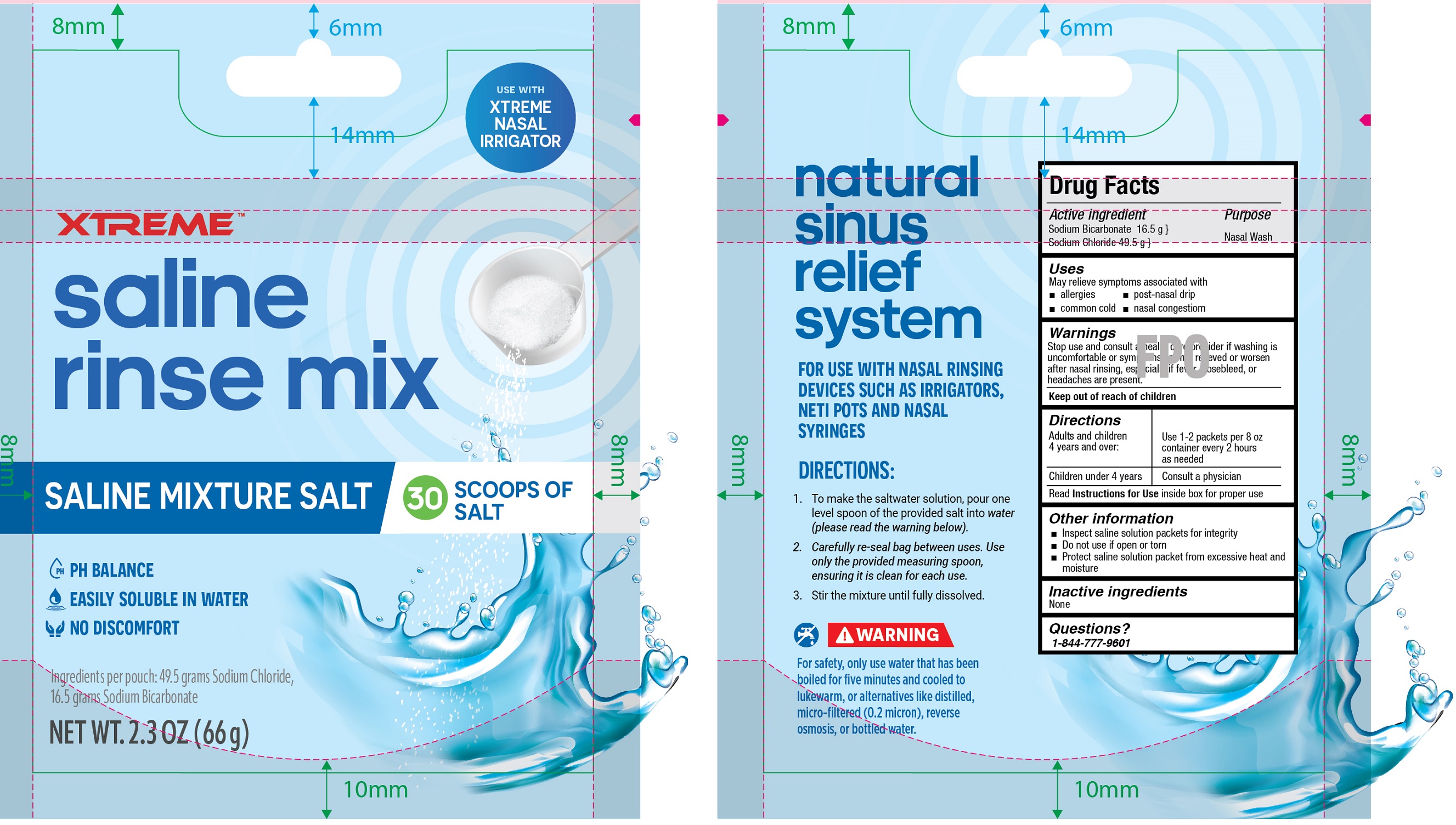 Pill image for Xtreme Saline Rinse Mix
