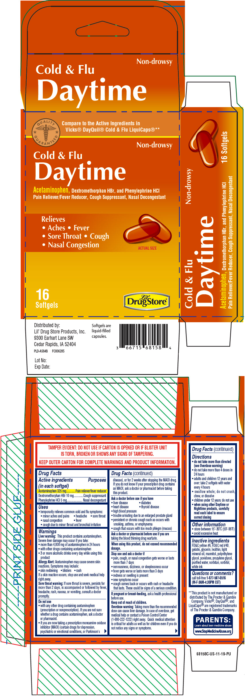 Pill image for Daytime Cold & Flu