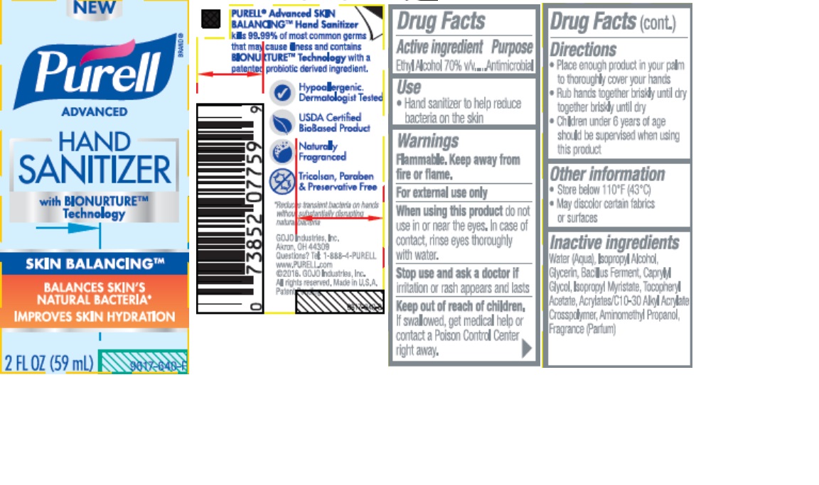 Pill image for Purell Advanced Skin Balancing Hand Sanitizer