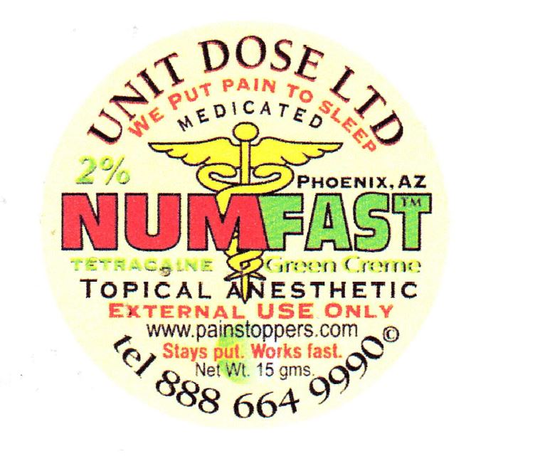 Pill image for Numfast Tetracaine Green