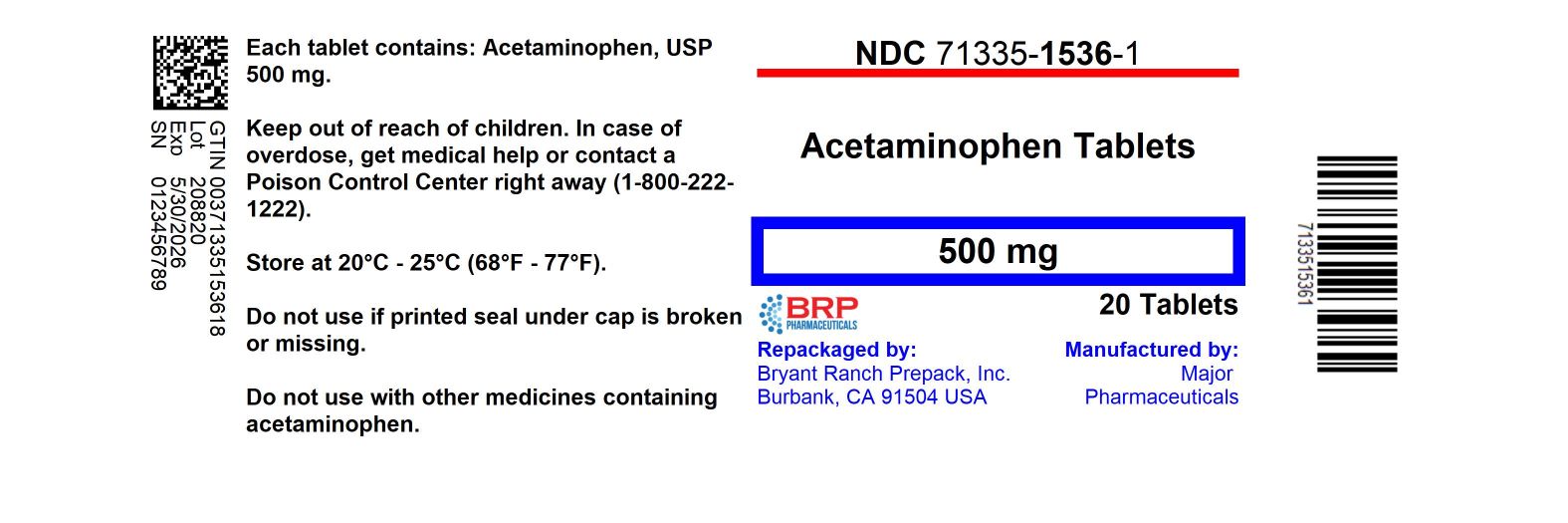 Pill image for 5427-major