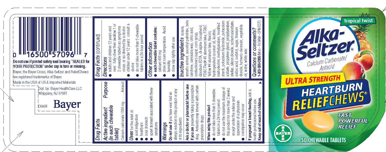 Pill image for Alka-seltzer Ultra Strength Heartburn Reliefchews Ui