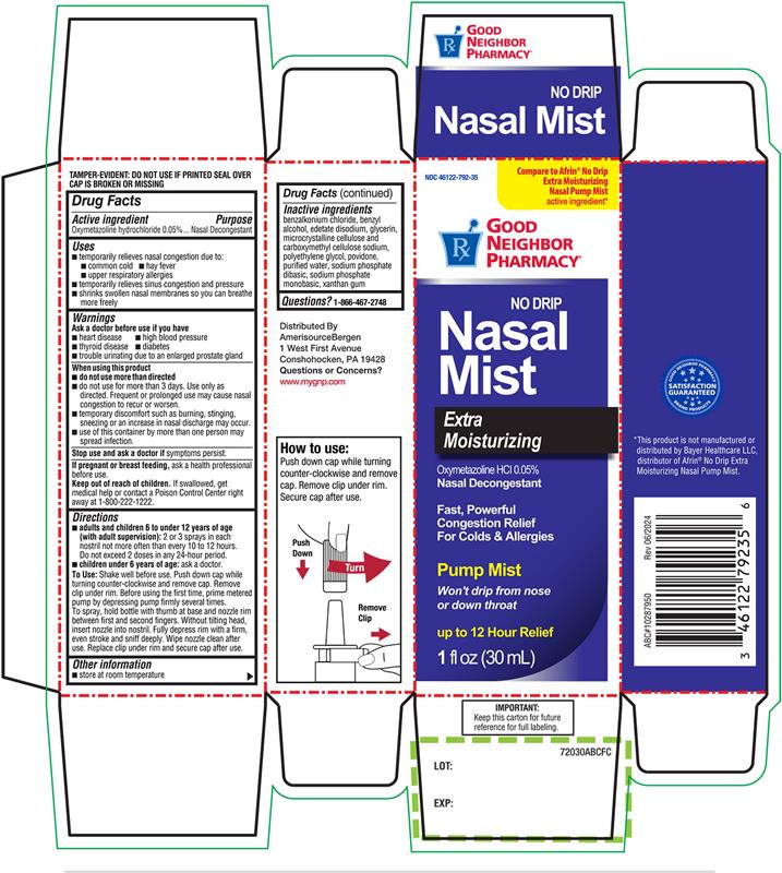 Pill image for Good Neighbor No Drip Nasal Mist Drug Facts