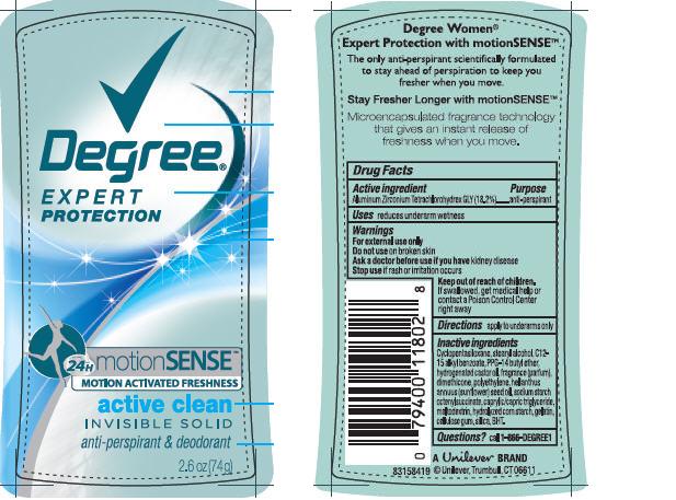 Pill image for Degree Active Clean Antiperspirant Deodorant