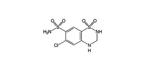 Pill image for hydrochlorothiazide tablets, usp