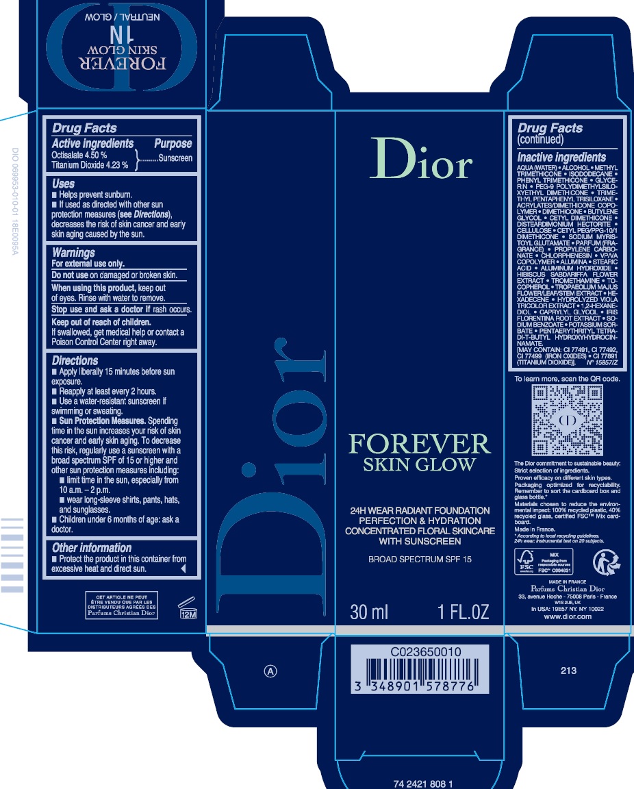 Pill image for Forever Skin Glow 24h Wear Radiant Foundation Perfection & Hydration Concentrated Floral Skincare With Sunscreen Broad Spectrum Spf 15 1n