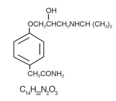 Pill image for atenolol tablets, usp