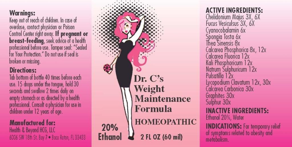 Pill image for Dr. C's Weight Maintenance