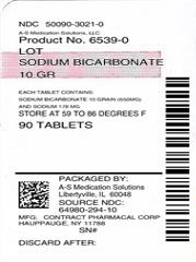 Pill image for Sodium Bicarbonate 10 Gr Tablets, Usp
