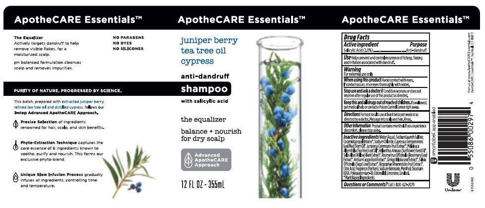 Pill image for Apothecare Essentials Juniper Berry Tea Tree Oil Cypres Anti-dandruff Shampoo