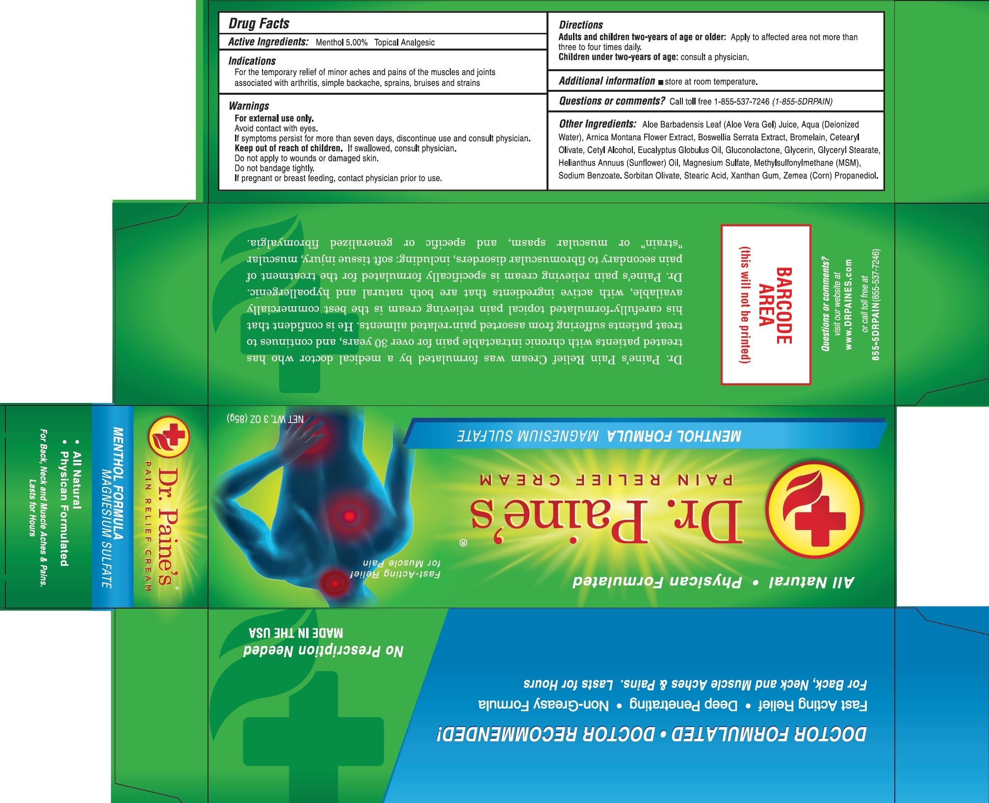 Pill image for dr. paine's pain relief cream