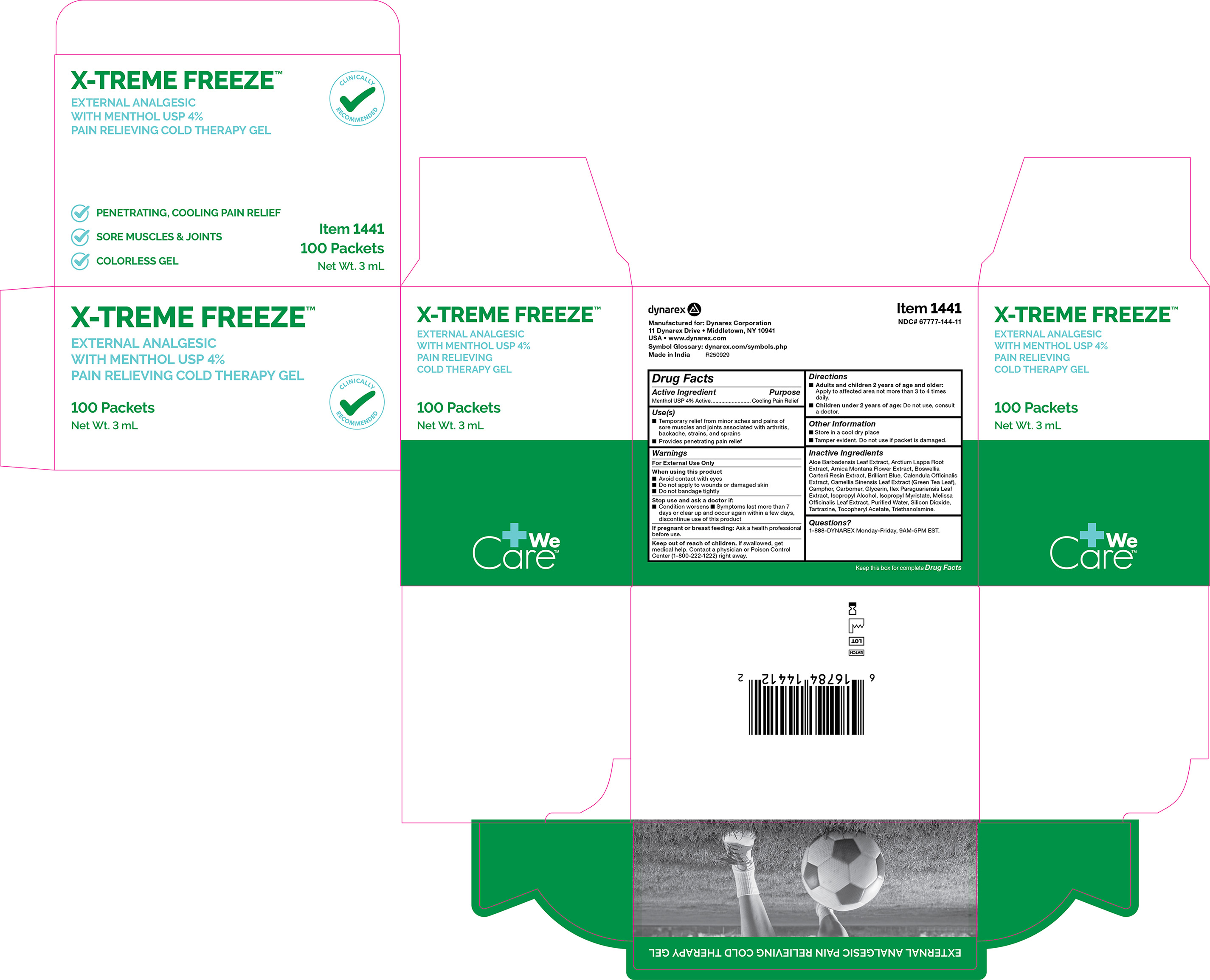 Pill image for 1441 Extreme Freeze Ndc 67777-144-10