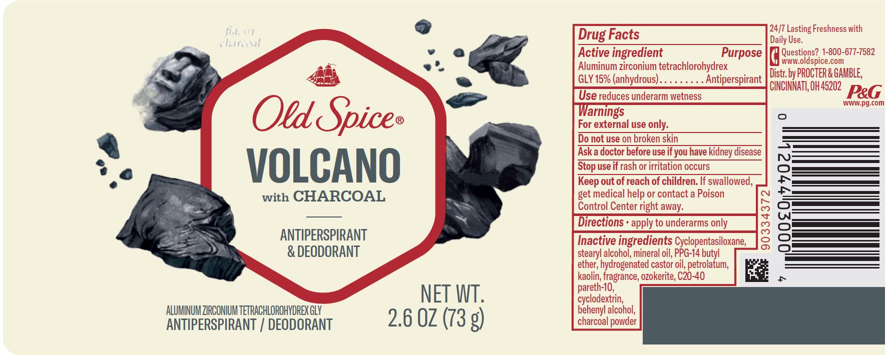 Pill image for Old Spice® Volcano With Charcoal