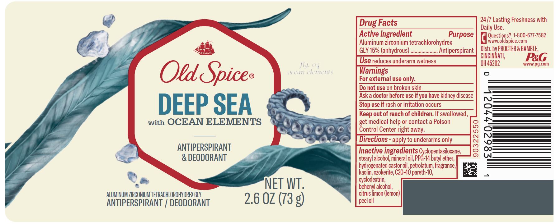 Pill image for Old Spice® Deep Sea With Ocean Elements
