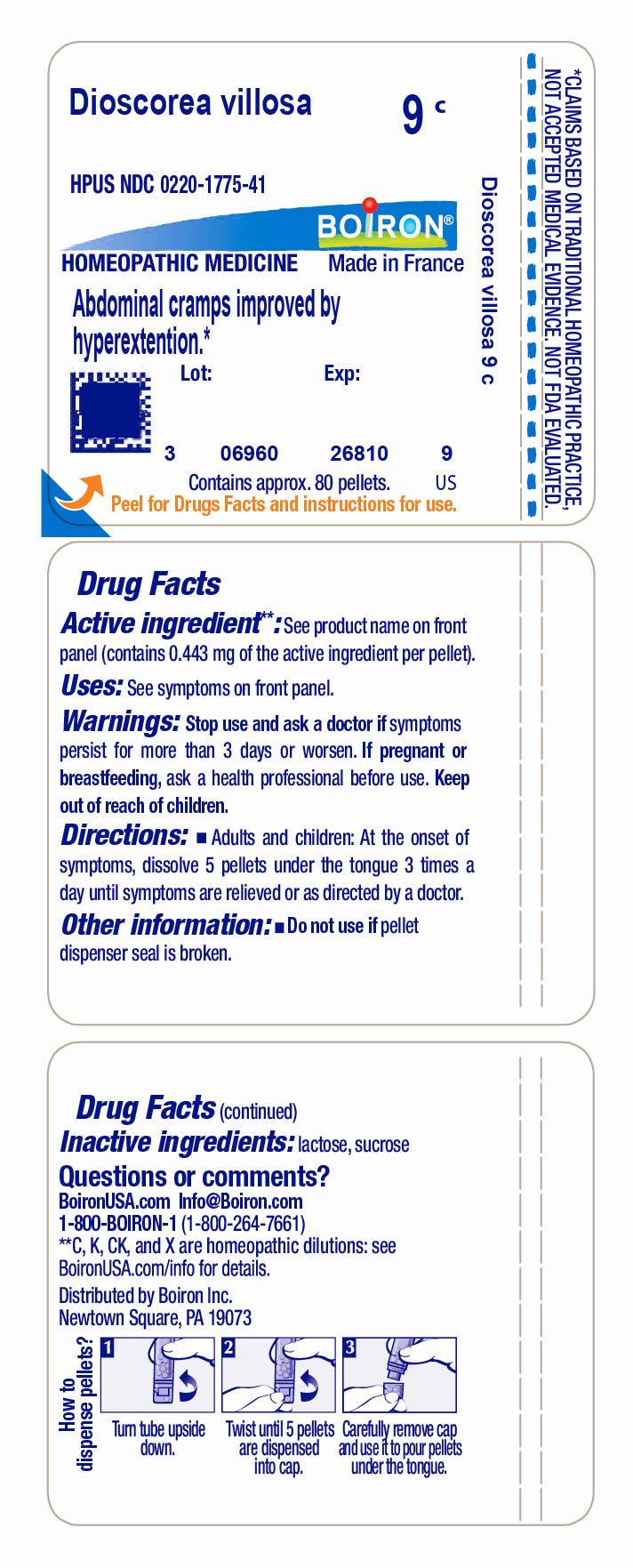 Pill image for Dioscorea Villosa 9c
