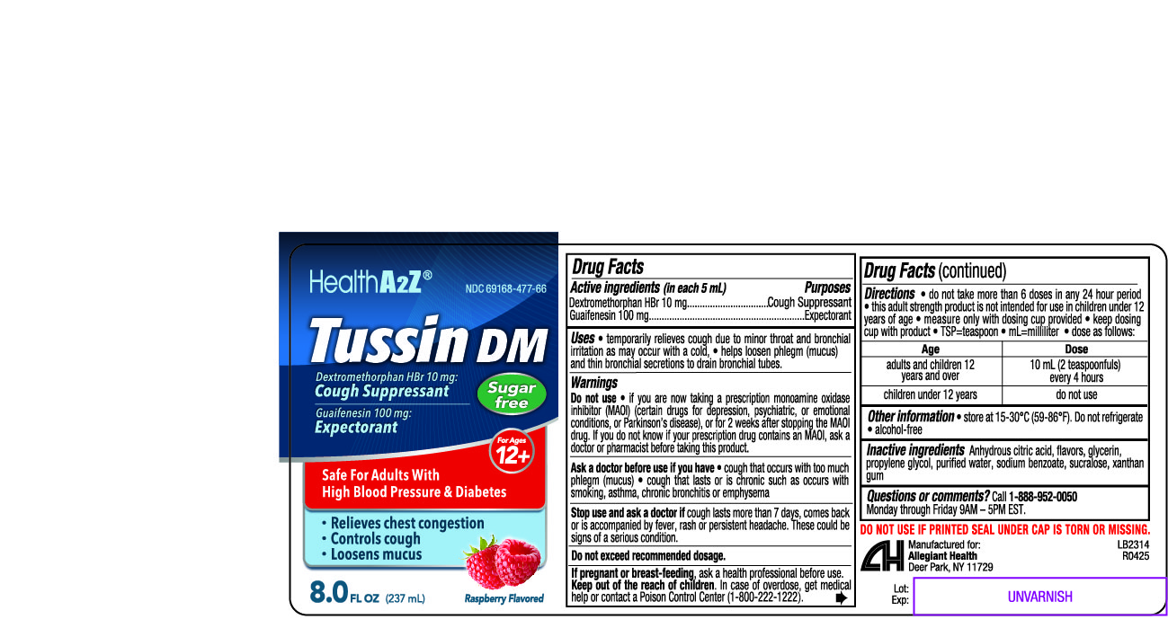 Pill image for 477 - tussin dm
