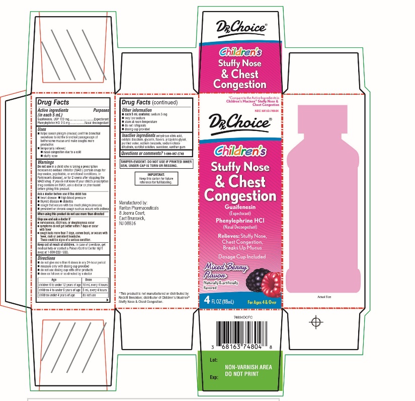 Pill image for Drx Choice Children's Stuffy Nose & Chest Congestion
