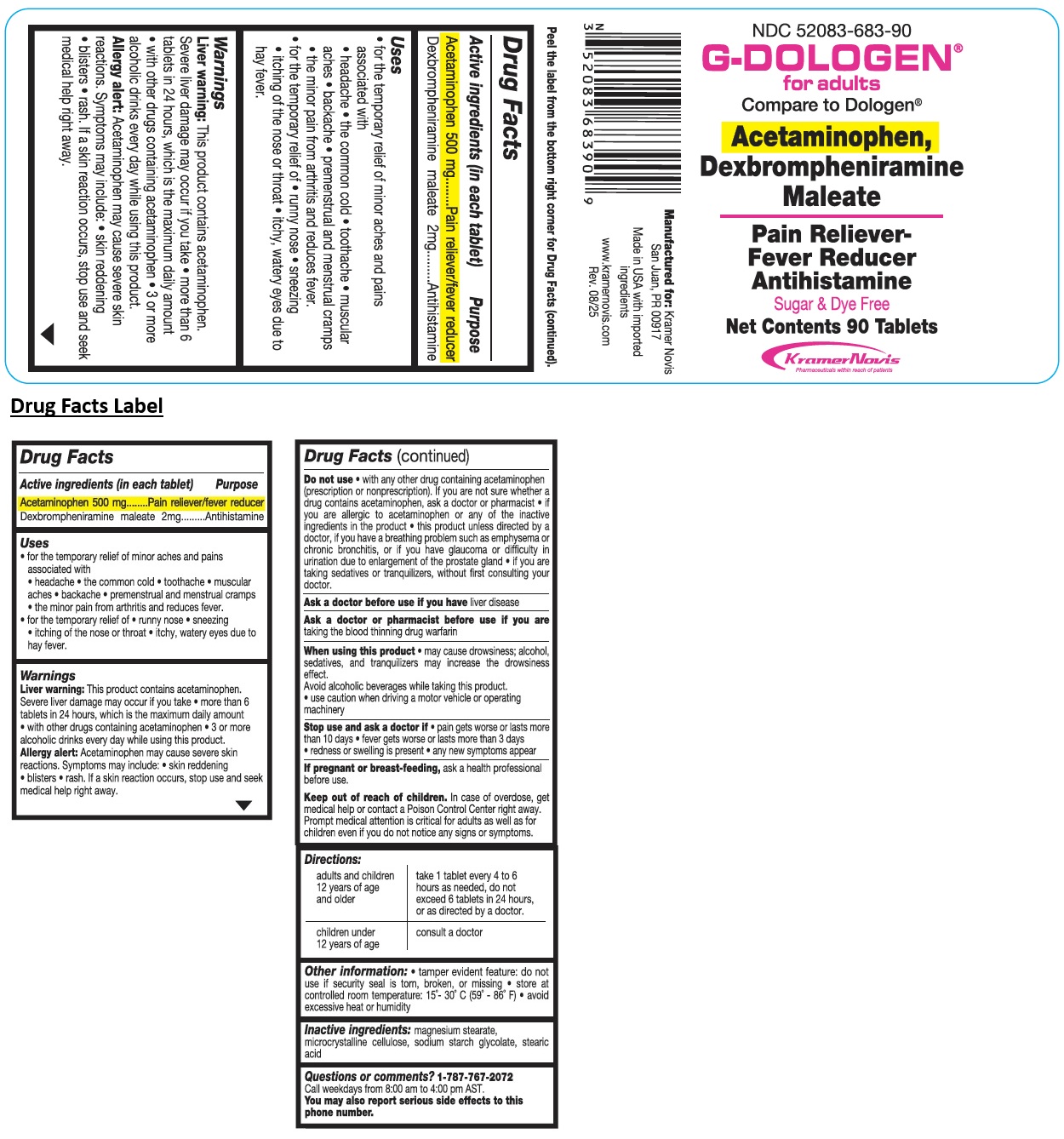 Pill image for G-dologen®