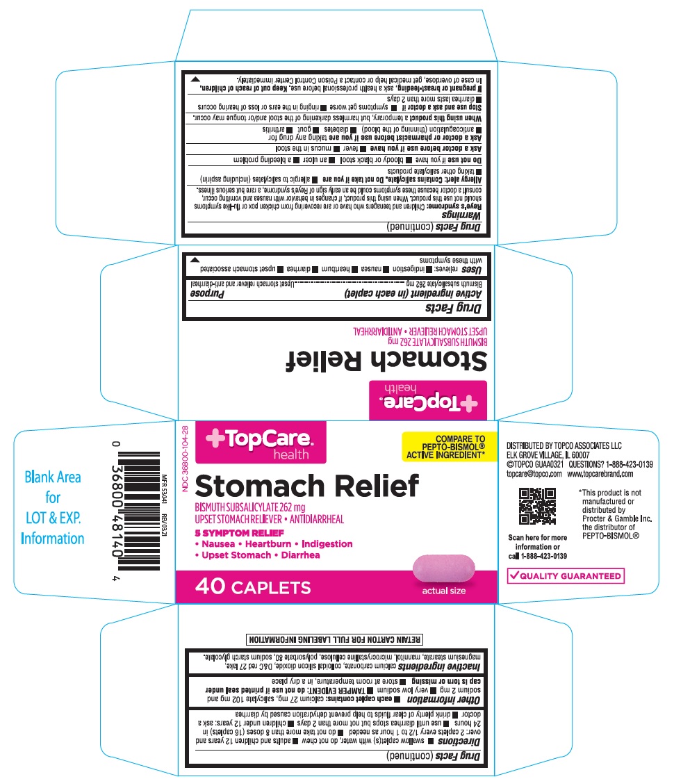 Pill image for Topco Stomach Relief Caplets