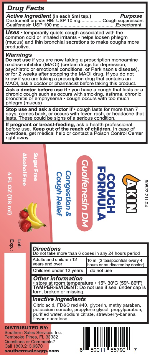 Pill image for Akin Cough Formula Dm (strawberry - Banana)