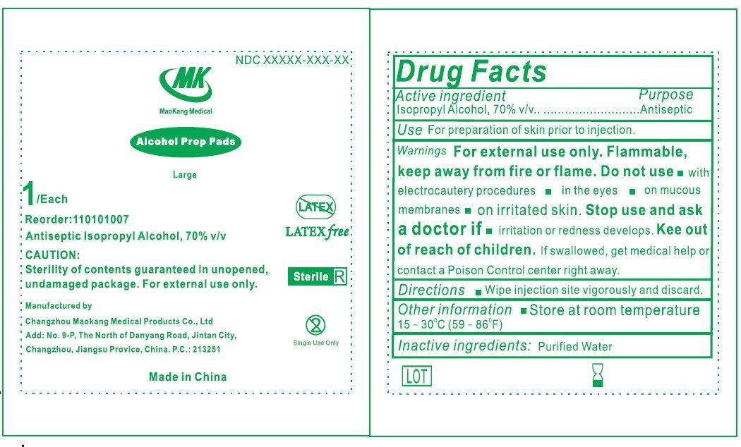 Pill image for Mk Alcohol Prep Pads Large Sterile