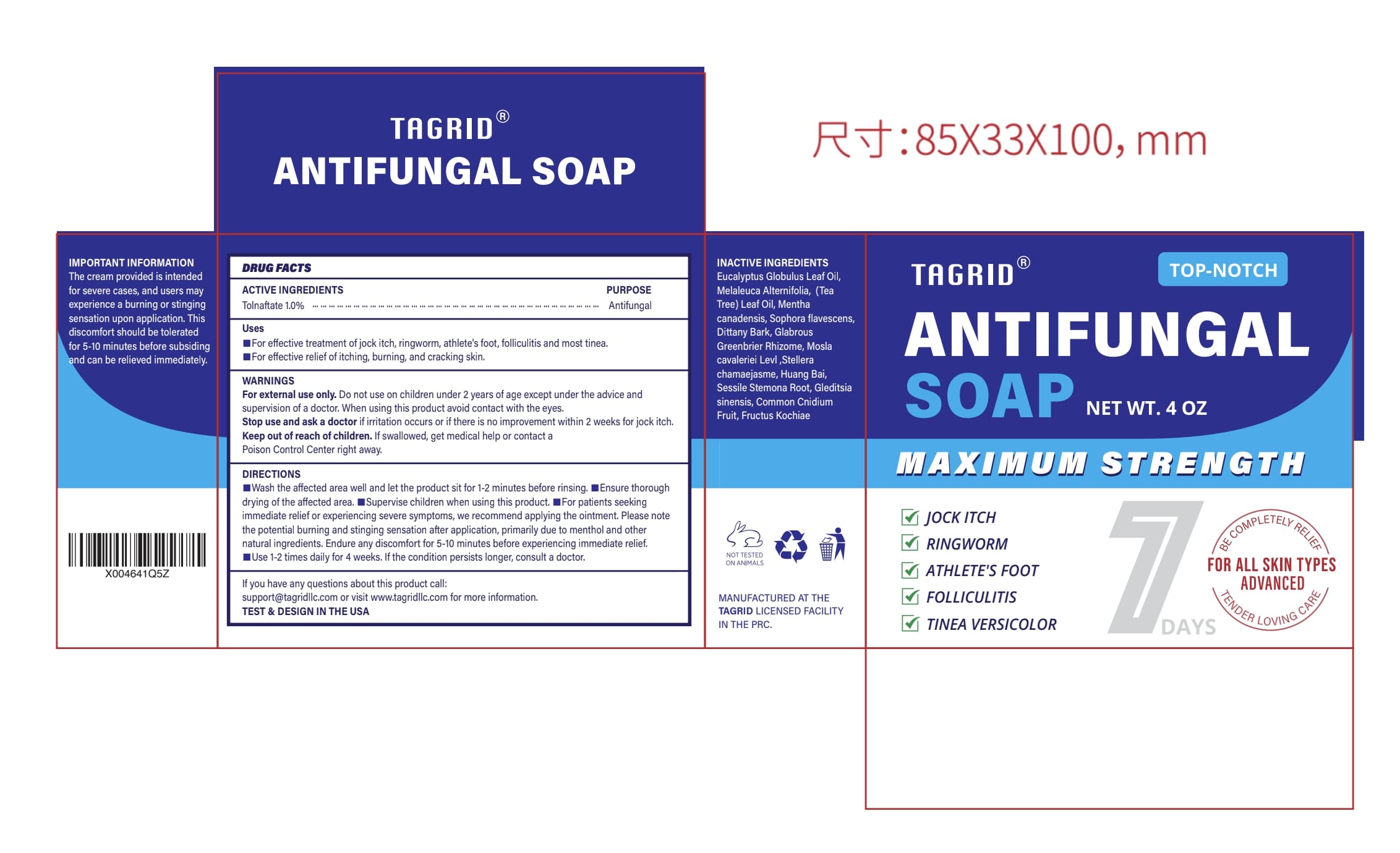 Pill image for Initial Drug Listing-tagrid Antifungal Soap