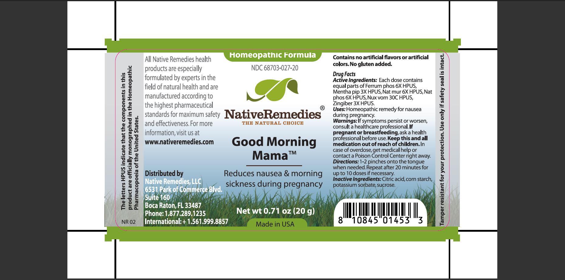 Pill image for Good Morning Mama