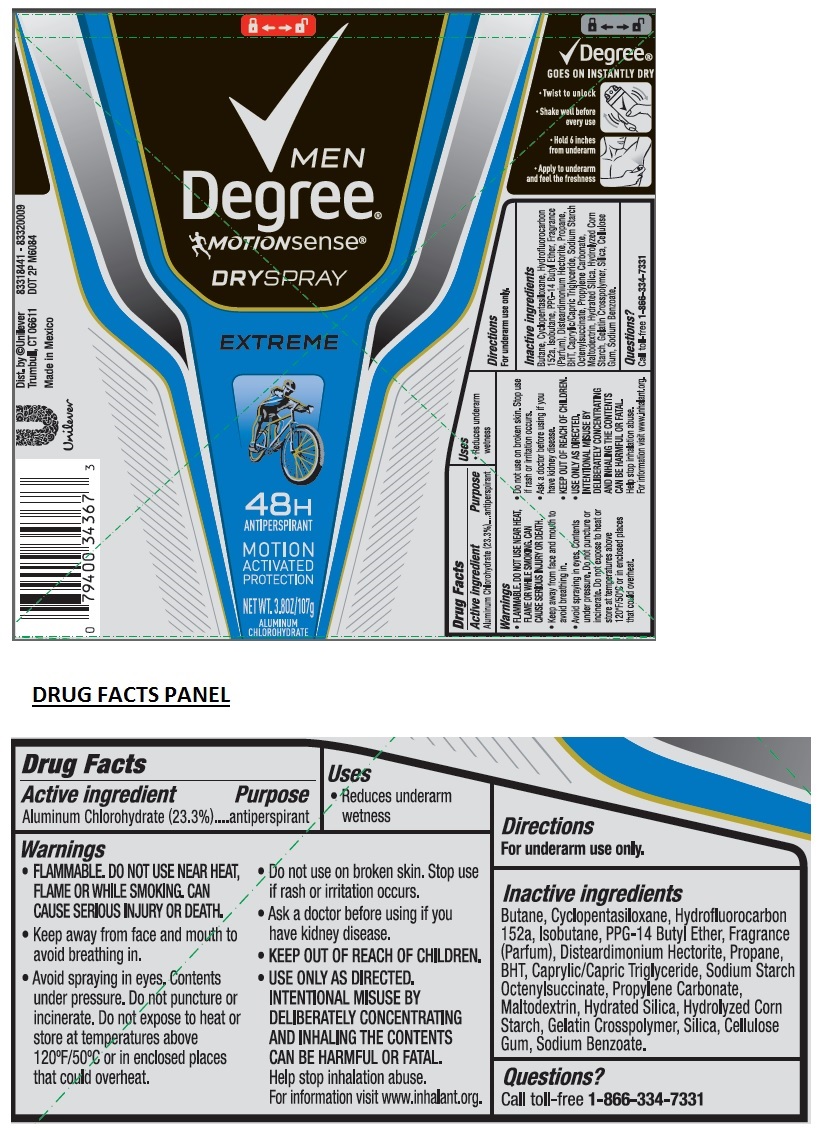 Pill image for Degree Extreme Dry Spray Antiperspirant