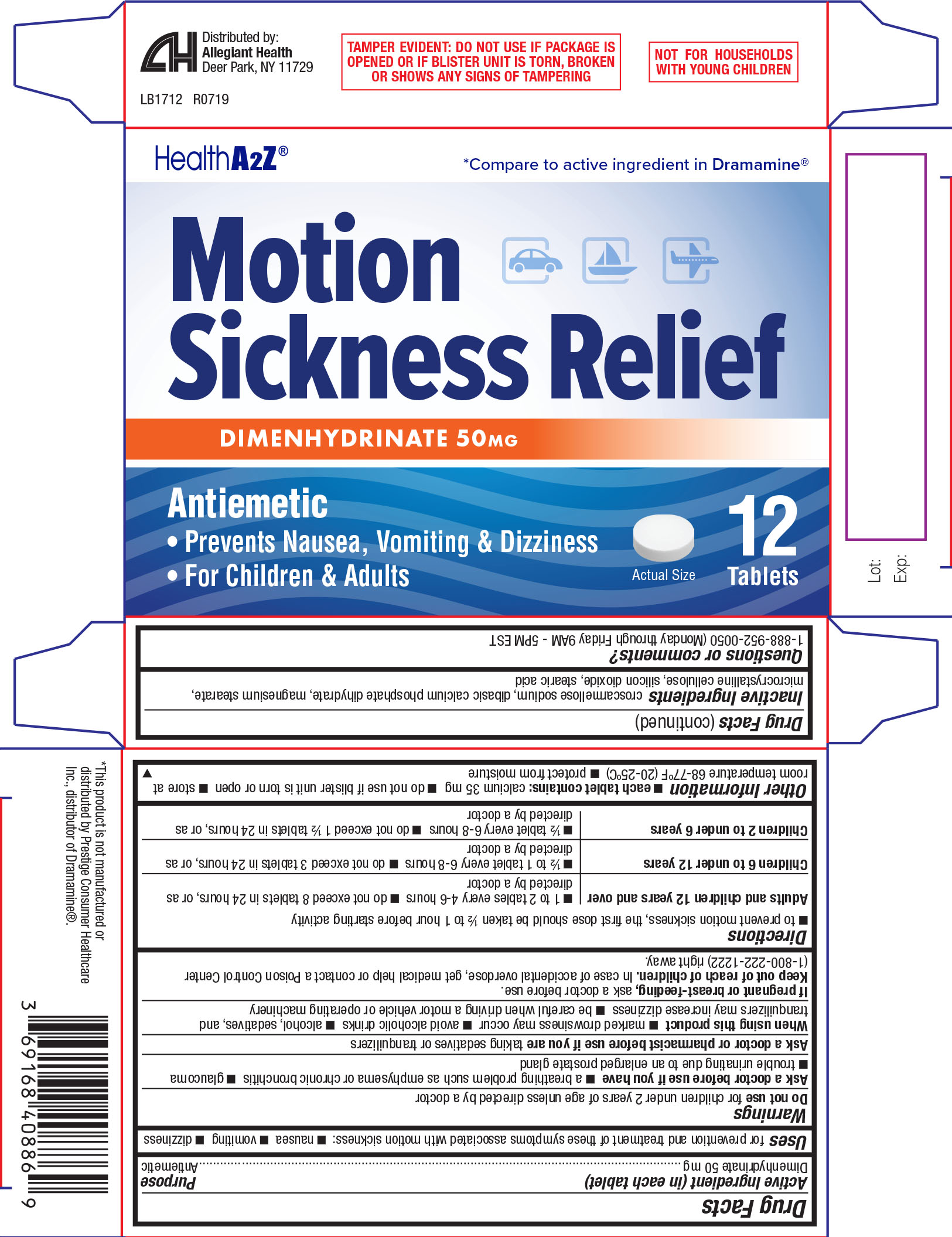 Pill image for Dramamine Original Formula