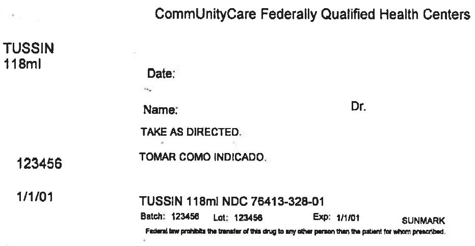 Pill image for Mckesson Adult Tussin Drug Facts