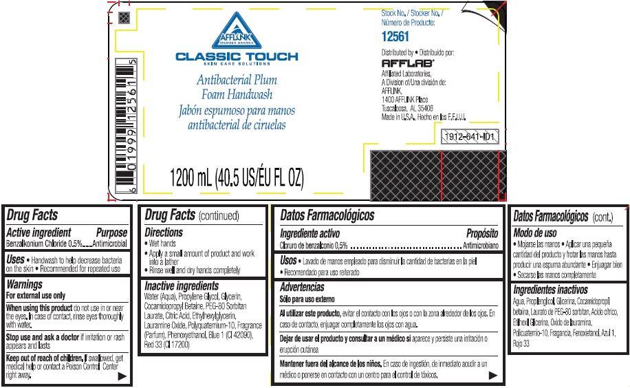 Pill image for Classic Touch Antibacterial Plum Foam Handwash