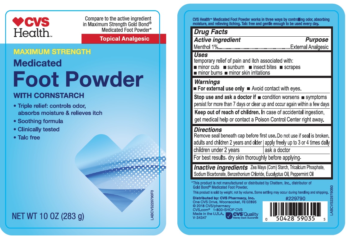 Pill image for Maximum Strength Medicated Foot Powder With Corn Starch