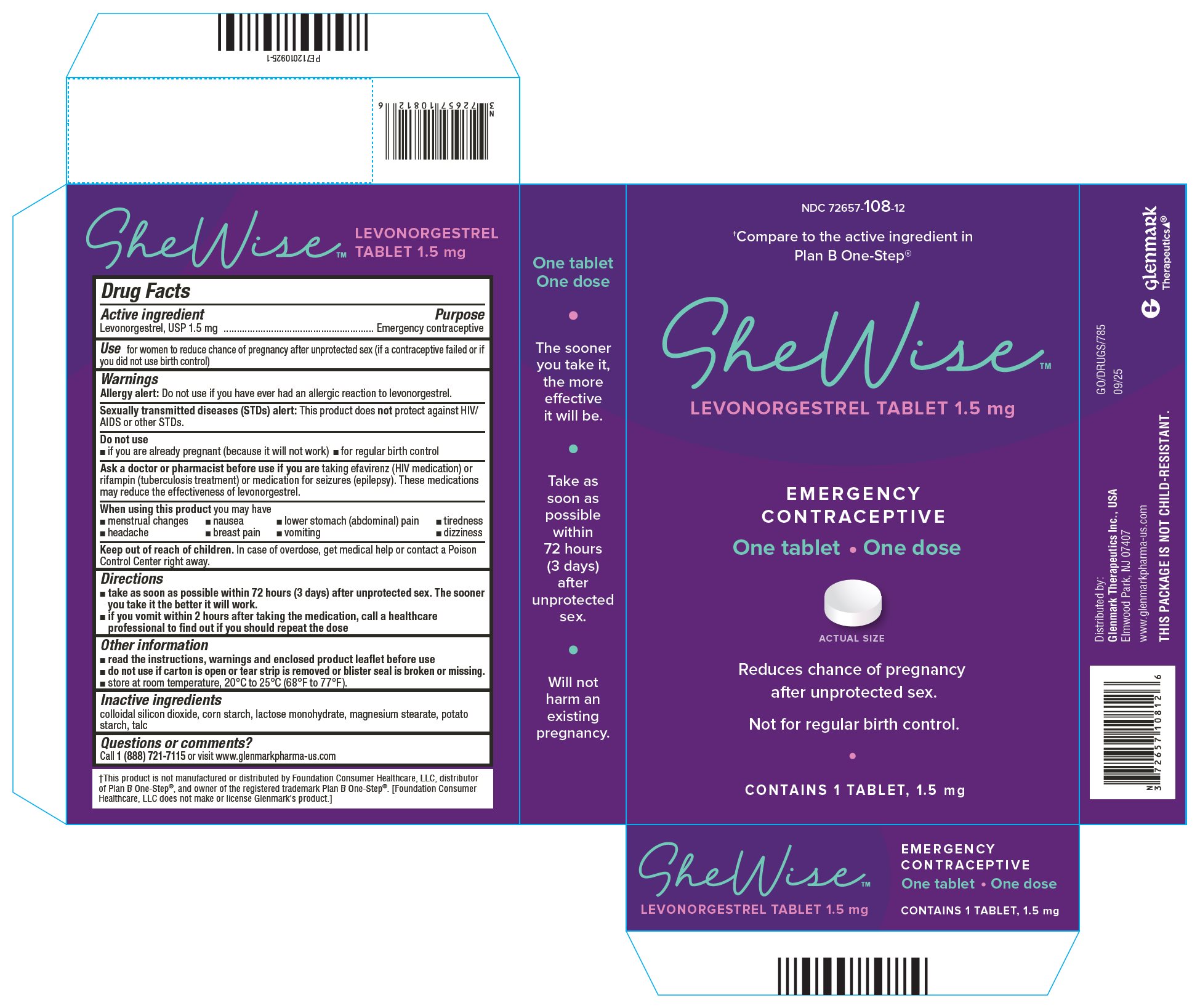 Pill image for Levonorgestrel Tablet