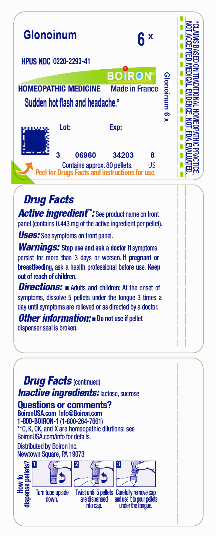 Pill image for glonoinum 6x