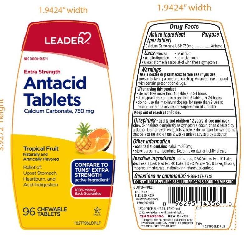 Pill image for Cardinal Health Extra Strength Antacid Tablets Drug Facts