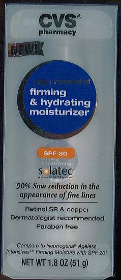 Pill image for Age Renewal Firming And Hydrating Moisturizer