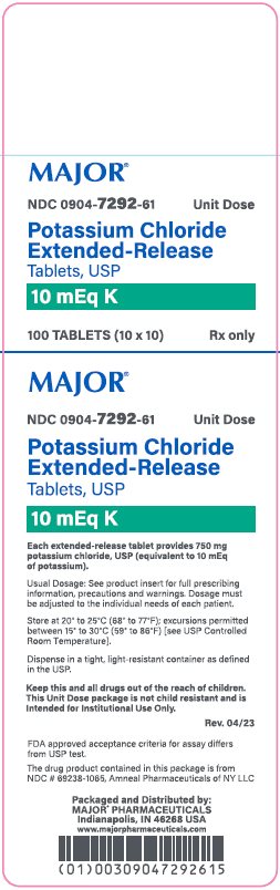 Pill image for Potassium Chloride Extended-release Tablets, Usp