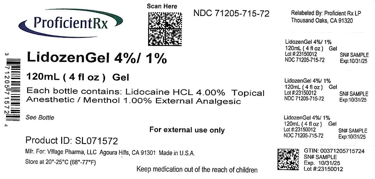 Pill image for Lidozen Gel