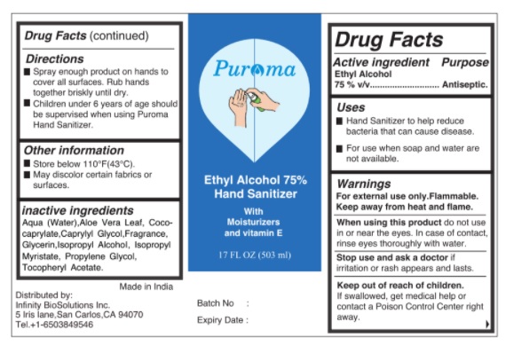 Pill image for Puroma Ethyl Alcohol 75% Hand