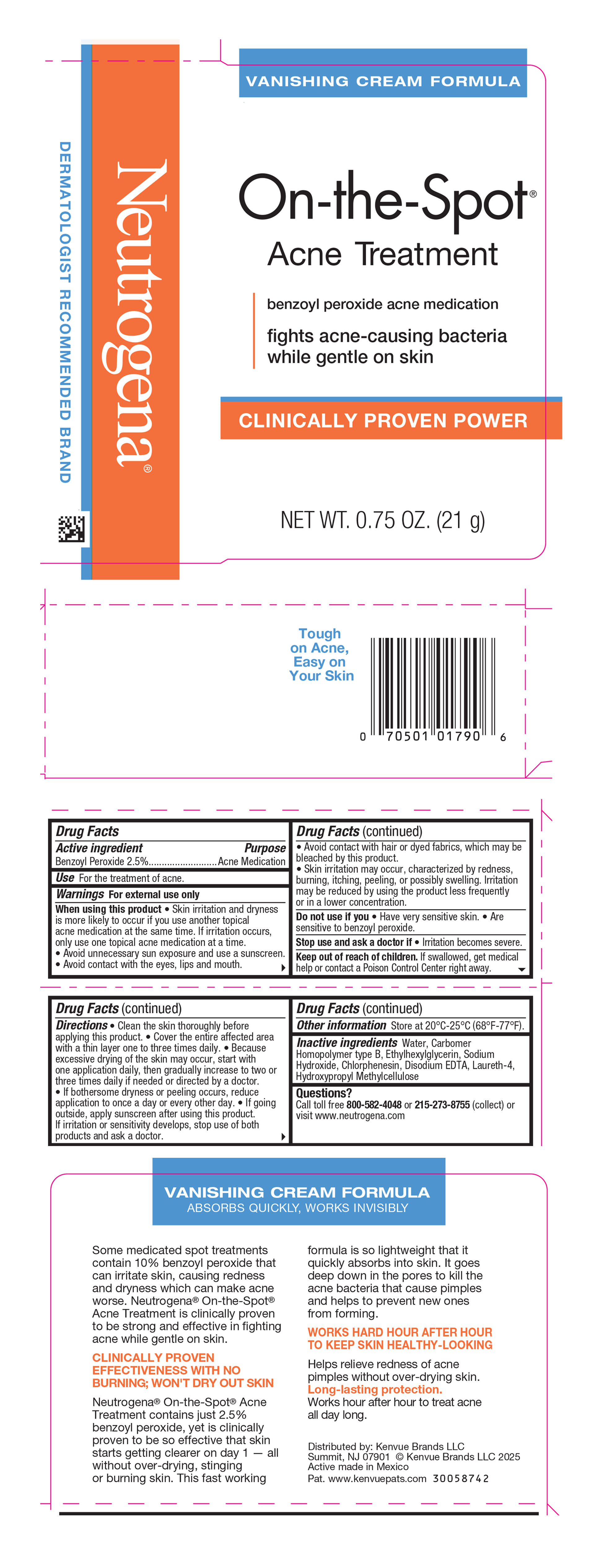 Pill image for Neutrogena® On-the-spot® Acne Treatment